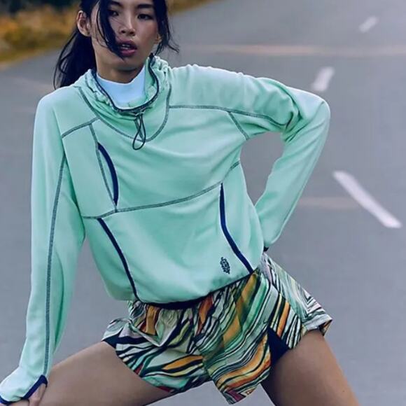 FP Movement by Free People Pants - 🆕FP Movement by Free People Carpe Diem Printed Shorts SZ M NWOT